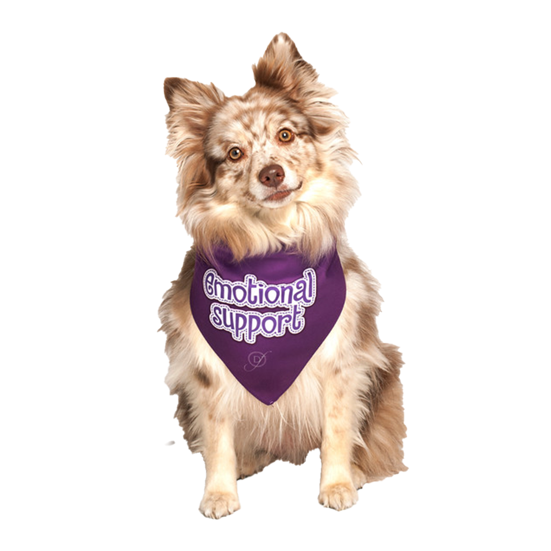 Emotional Support Dog Bandana by Dog Fashion Living