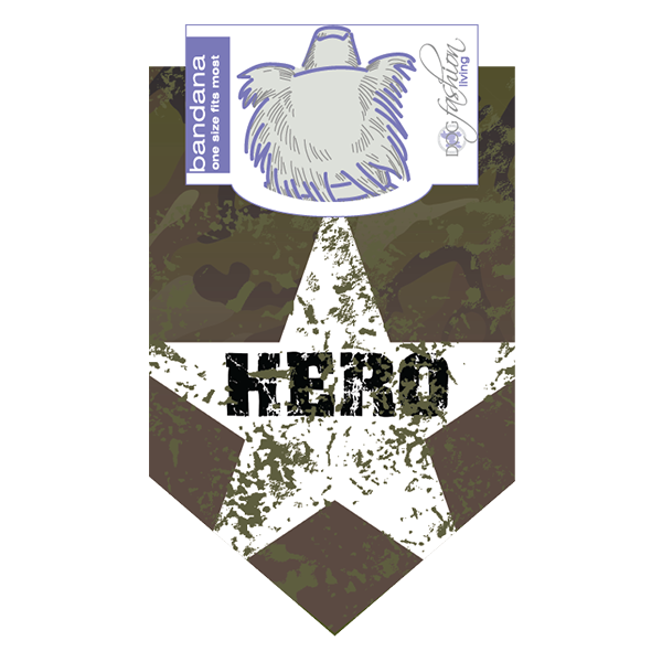 Hero Military Dog Bandana
