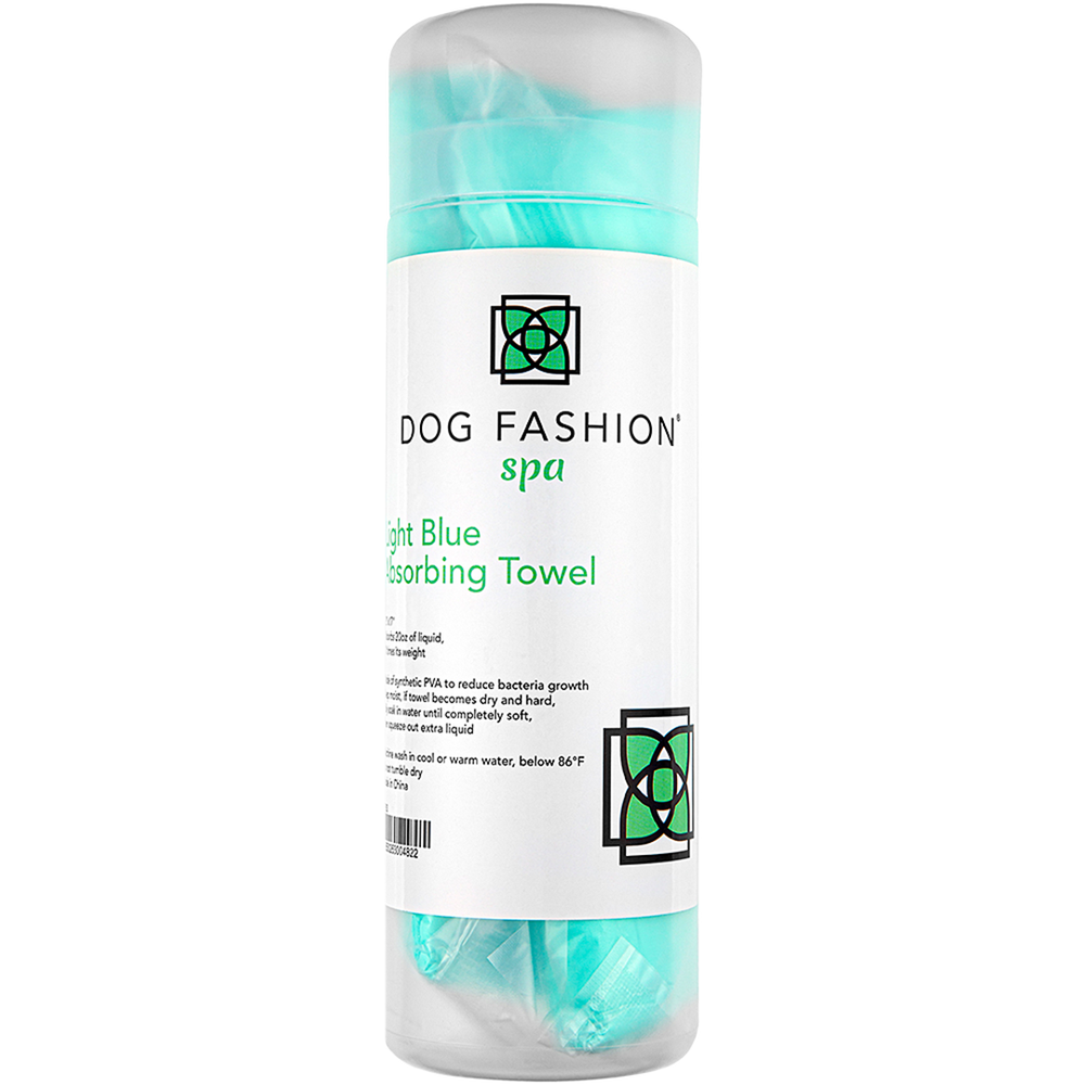 Dog Fashion Spa Absoption Towel Light Blue