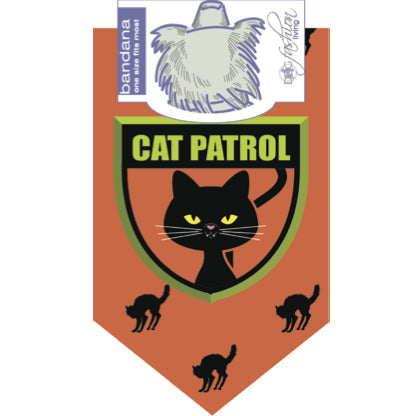 Cat Patrol Bandana