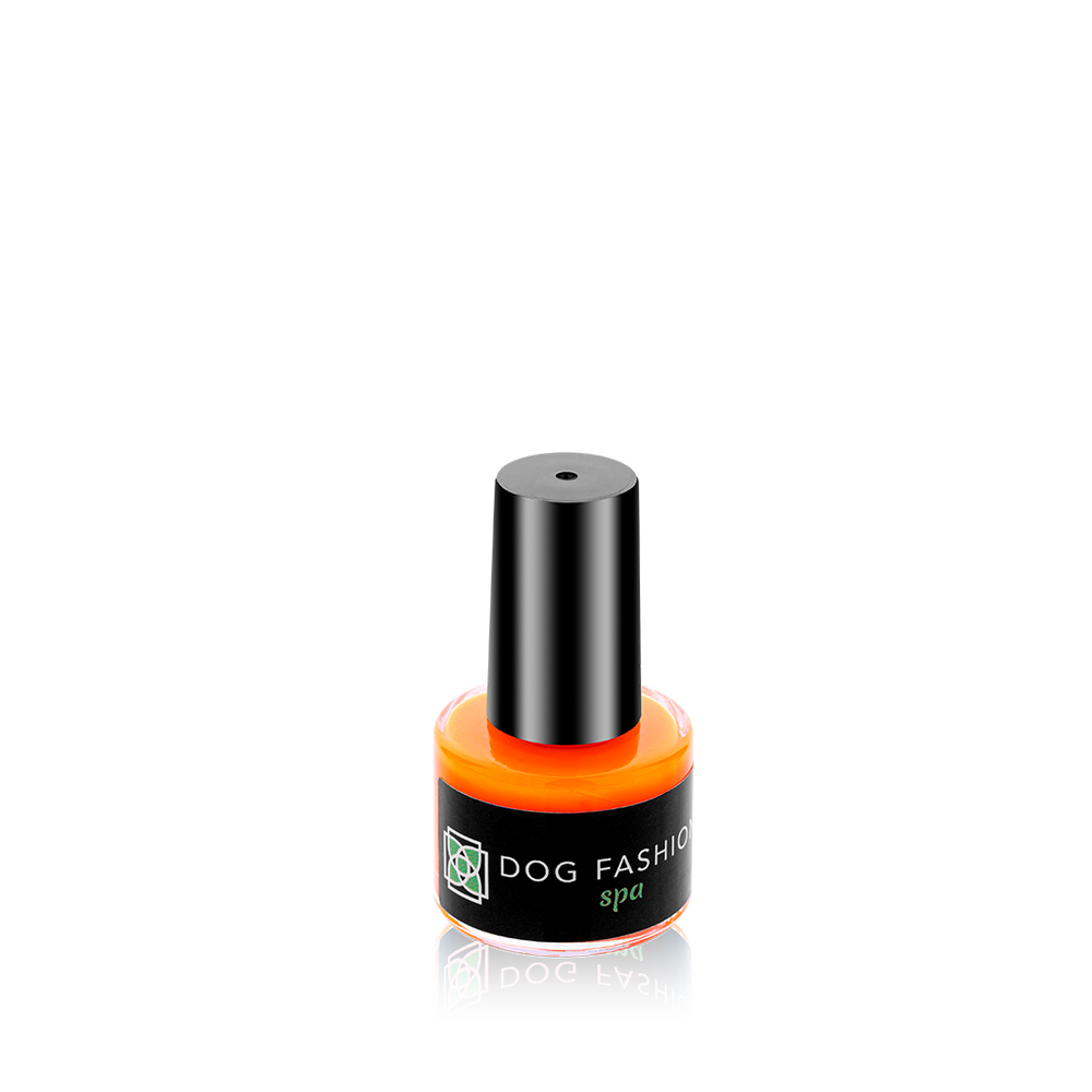 Dog Fashion Spa Disco Paw Orange Non Toxi Nail Polish 