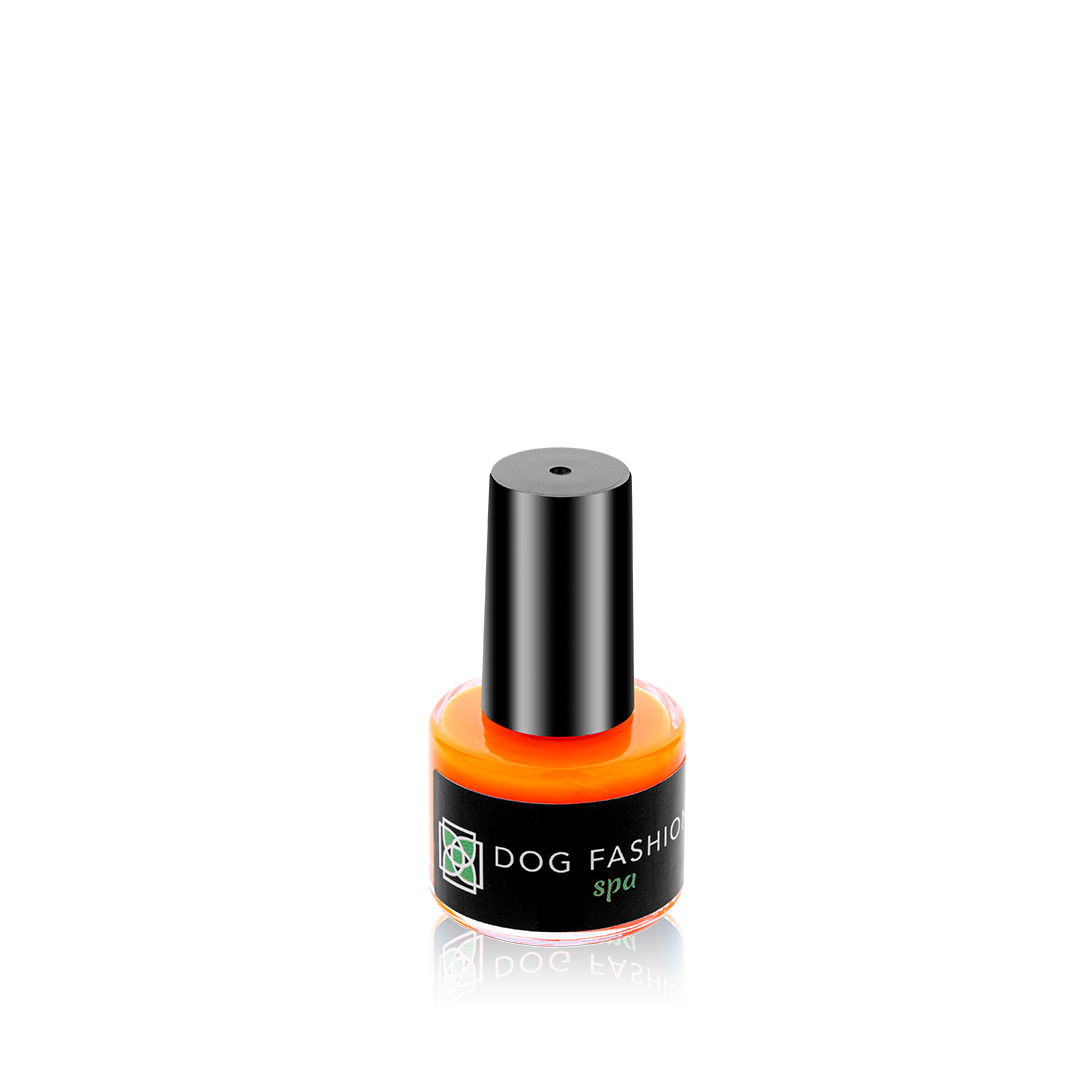 Dog Fashion Spa Disco Paw Orange Non Toxi Nail Polish 
