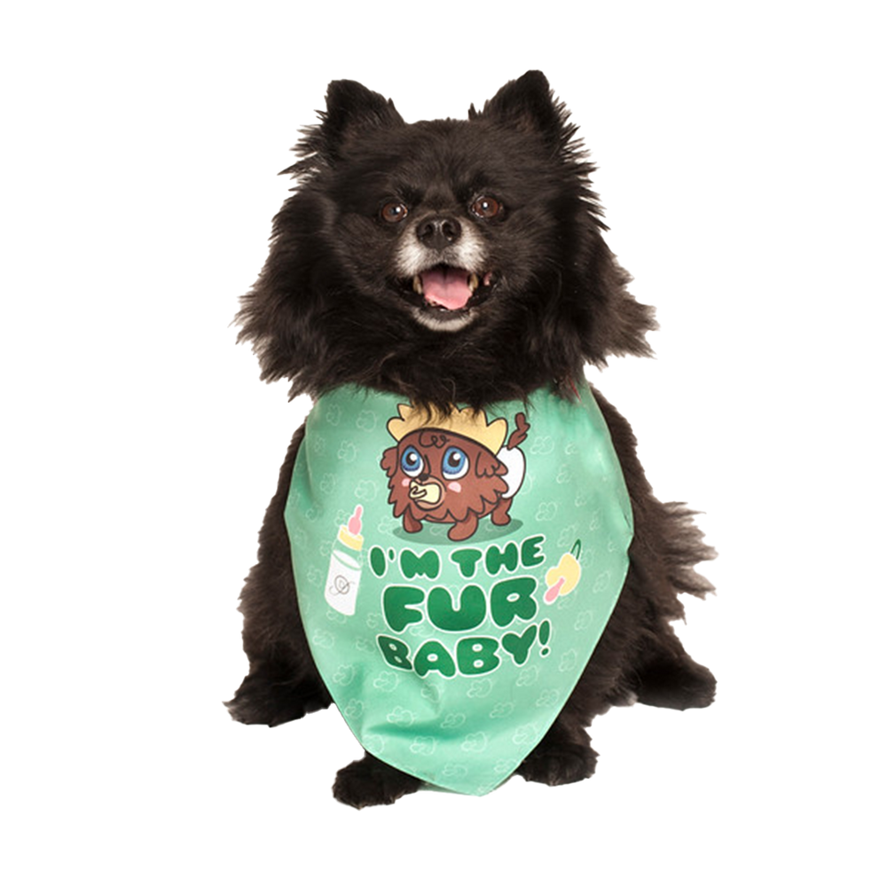 I'm The Fur Baby Dog Bandana By Dog Fashion Living