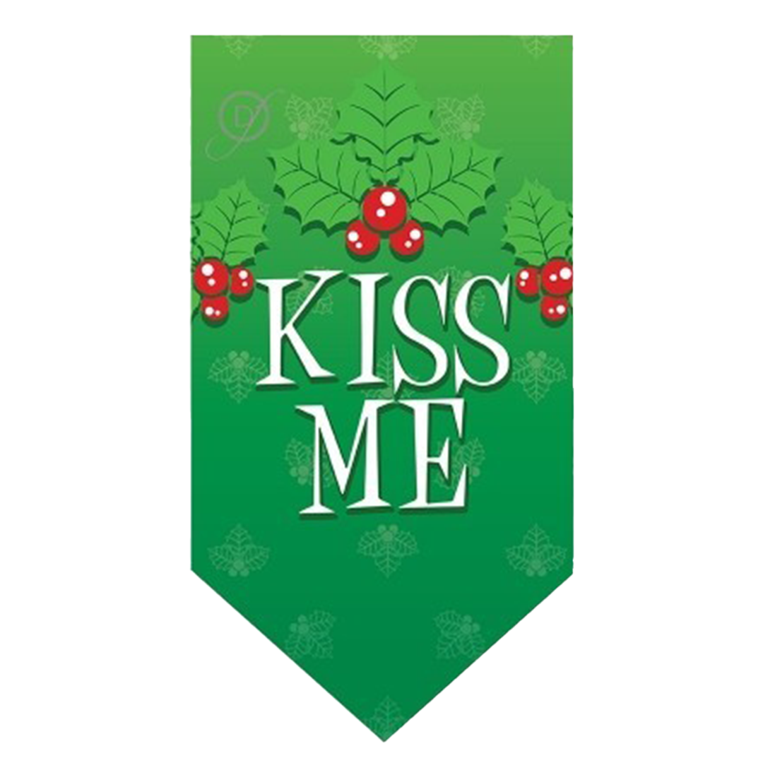 Kiss Me Holiday Dog Bandana By Dog Fashion Living