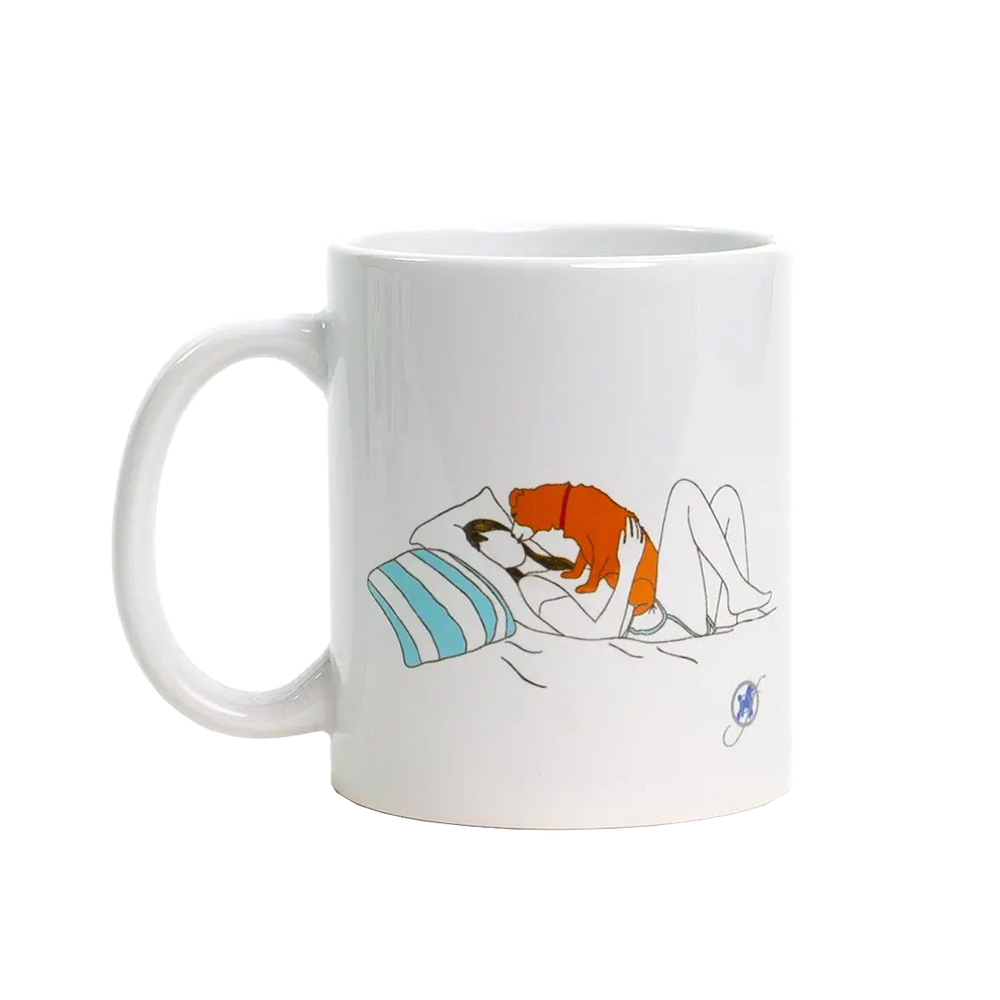 Morning Kiss Mug by Dog Fashion Living