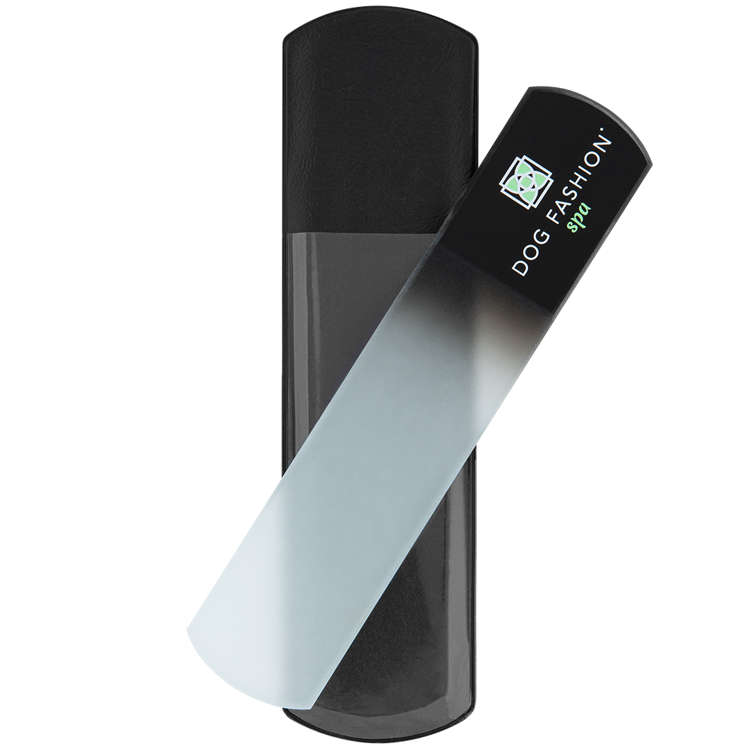 Black Glass Nail File by Dog Fashion Spa