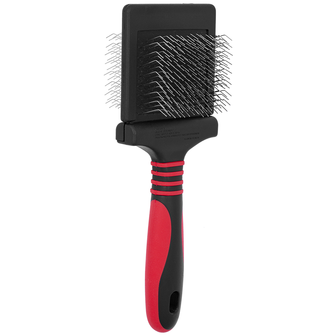 Dog Fashion Spa Dematting Extra Firm Red Slicker Brush 