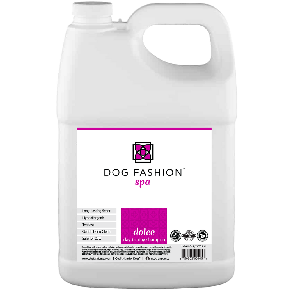 Dolce Day to Day Shampoo Gallon for Dogs by Dog Fashion Spa