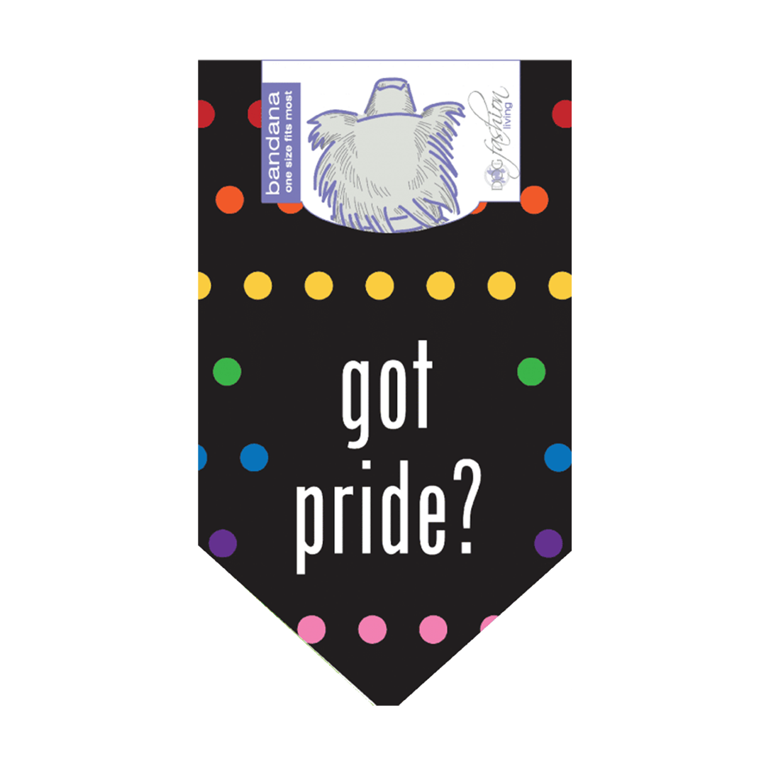 Dog Fashion Living Got Pride Bandana