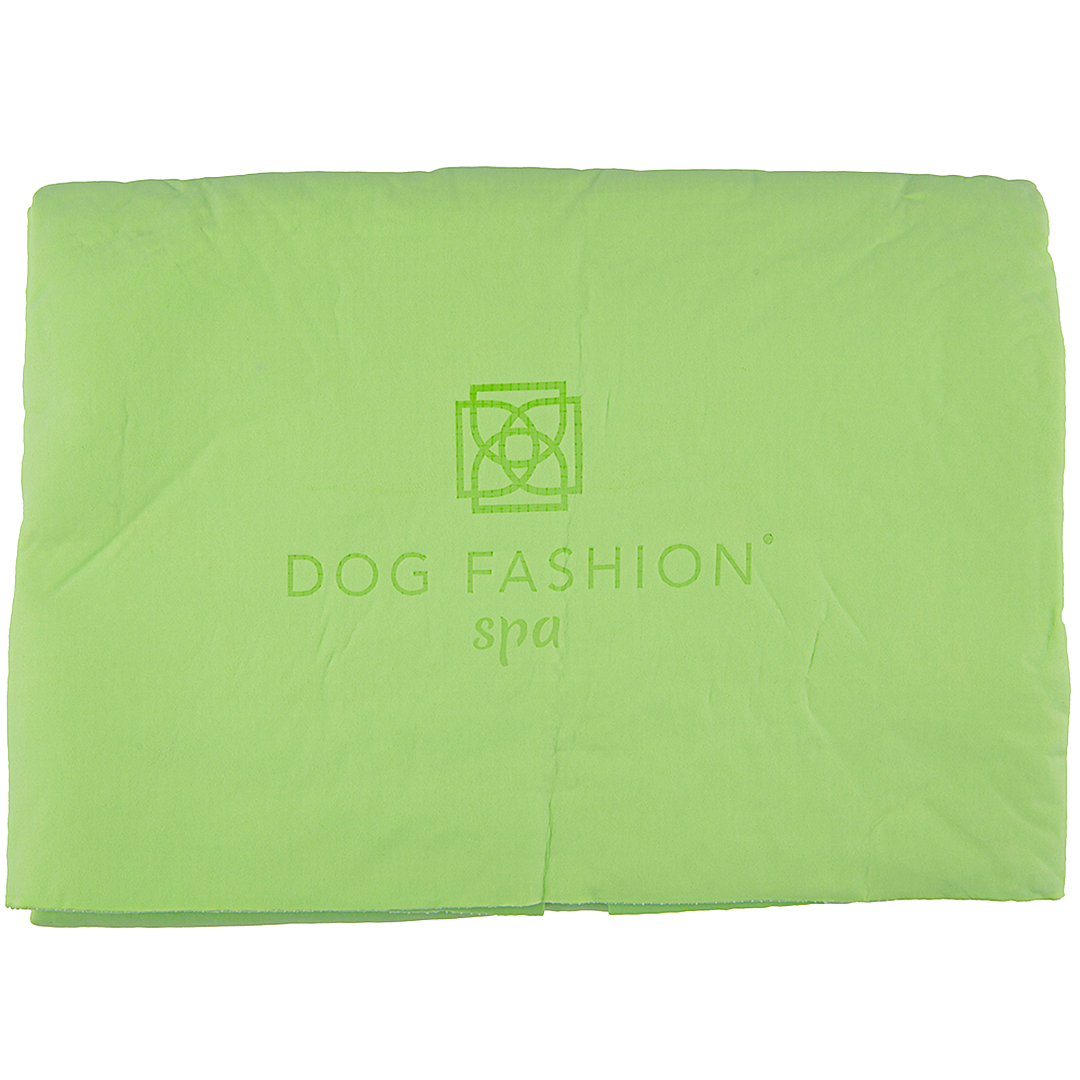 Dog Fashion Spa Absorption Green Towel