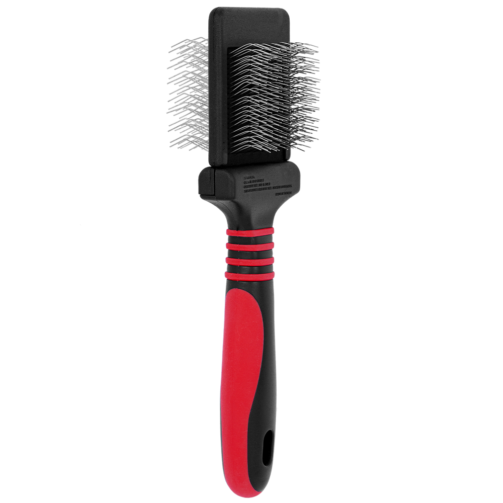 Dog Fashion Spa Mini Dematting Extra Firm Red Slicker Brush