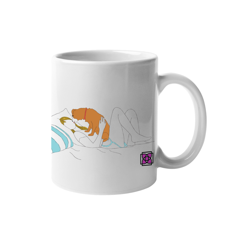 Dog Fashion Living Morning Kiss Mug